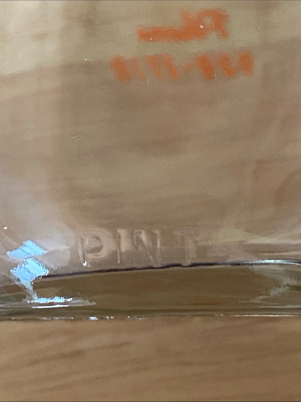 Mulenberg Dairy Pint Vintage Milk Bottle